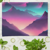 Linge De Cuisine lune se lève (Plié)