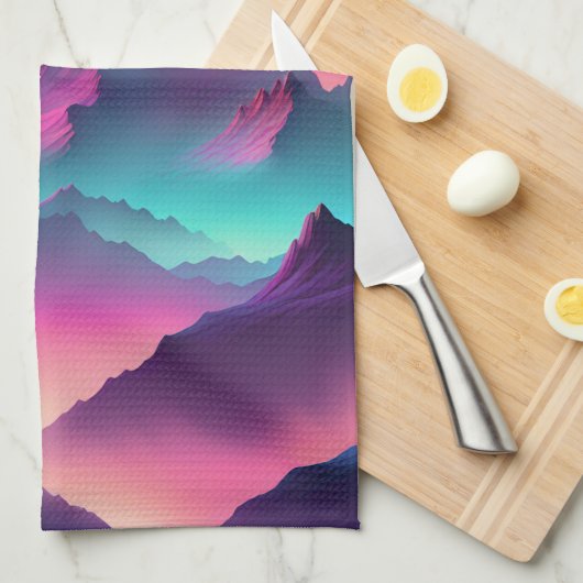 Linge De Cuisine lune se lève (Quart Plié)