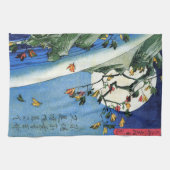 Linge De Cuisine Lune sur une cascade, Hiroshige, Ukiyo-e (Horizontal)