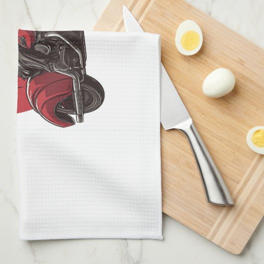 Linge De Cuisine Lune Vampire (Quart Plié)