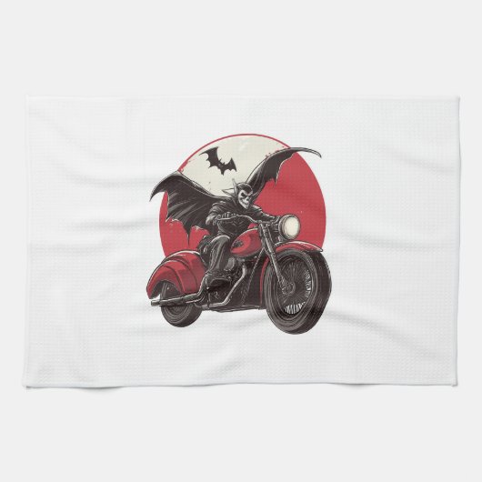 Linge De Cuisine Lune Vampire (Horizontal)