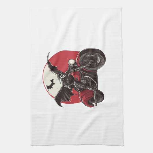 Linge De Cuisine Lune Vampire (Vertical)