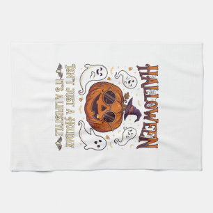 Linge De Cuisine Lunettes de soleil citrouille de mode Halloween Ch