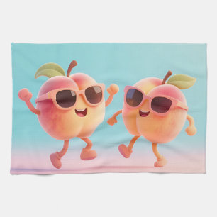 Linge De Cuisine Lunettes de soleil de pêches dansantes