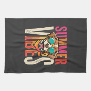 Linge De Cuisine Lunettes de soleil pour chien Summer Vibes