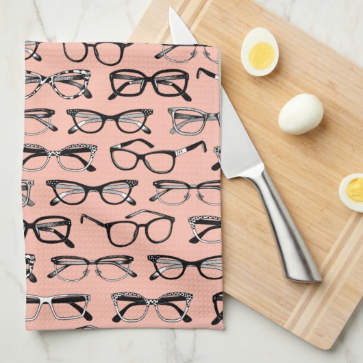 Linge De Cuisine Lunettes de vue rose pâle, Lunettes de vue, Vêteme (Quart Plié)