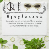 Linge De Cuisine Lunettes de vue vintages 01 (Plié)