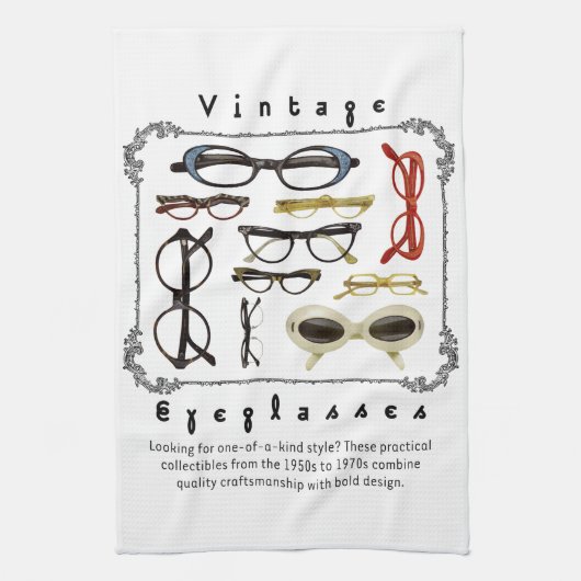 Linge De Cuisine Lunettes de vue vintages 01 (Vertical)