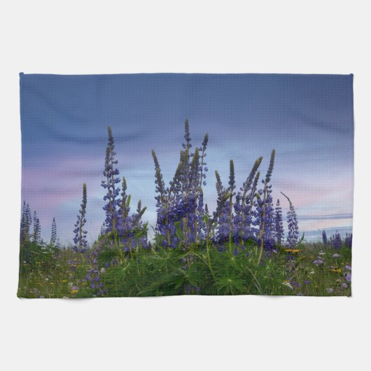 Linge De Cuisine Lupins (Horizontal)