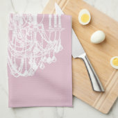 Linge De Cuisine Lustre rose Chic (Quart Plié)