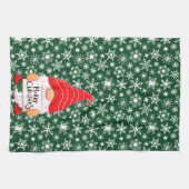 Linge De Cuisine Lutin de Noël   (Horizontal)