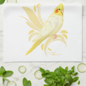 Linge De Cuisine Lutino Cockatiel (Plié)