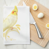 Linge De Cuisine Lutino Cockatiel (Quart Plié)