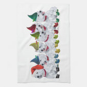 Linge De Cuisine Lutins de Noël (Vertical)