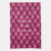 Linge De Cuisine Luxe Glam Rose Faux Velvet (Vertical)