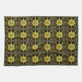 Linge De Cuisine Luxe Moderne Elégante Collection Florale (Horizontal)