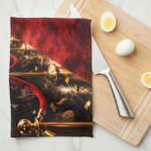 Linge De Cuisine Luxury Cockapoo Red Carpet  (Quart Plié)