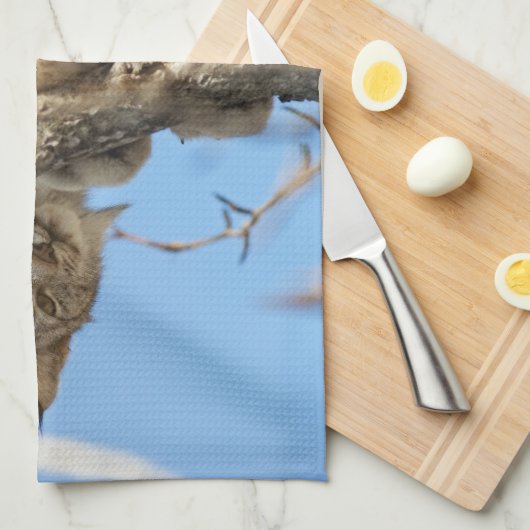 Linge De Cuisine Lynx espiègle (Quart Plié)