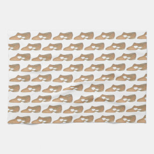 Linge De Cuisine Lyrical Tan Moderne Danse Enseignant Chaussure Imp