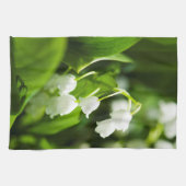 Linge De Cuisine Lys de la fleur de vallée (Horizontal)