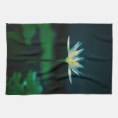 Linge De Cuisine Lys d'eau blanche (Horizontal)