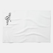 Linge De Cuisine M. et Mme Classy Black (Horizontal)