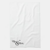 Linge De Cuisine M. et Mme Classy Black (Vertical)