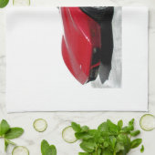 Linge De Cuisine Ma Corvette rouge de 1979 (Plié)