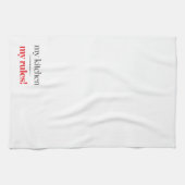 Linge De Cuisine Ma cuisine, mes règles (Horizontal)