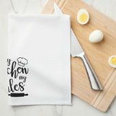 Linge De Cuisine Ma cuisine Mes règles Cuisine Canne (Quart Plié)