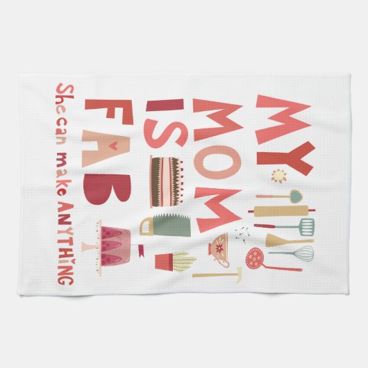 Linge De Cuisine Ma mère est fab (Horizontal)