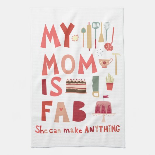 Linge De Cuisine Ma mère est fab (Vertical)