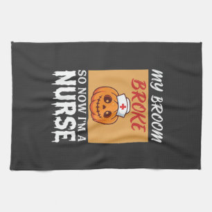 Linge De Cuisine Ma Sorcière Broom a C cassé Nurse Halloween