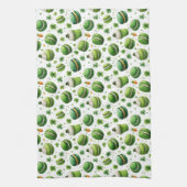 Linge De Cuisine Macaron et trèfle aquarelle de la Saint-Patrick (Vertical)