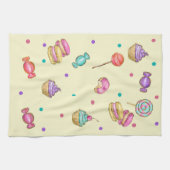 Linge De Cuisine Macarons Cupcakes Lollipops et Donuts (Horizontal)
