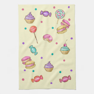 Linge De Cuisine Macarons Cupcakes Lollipops et Donuts