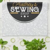 Linge De Cuisine Machine à coudre ancienne AJOUTER NOM Couturière T (Plié)