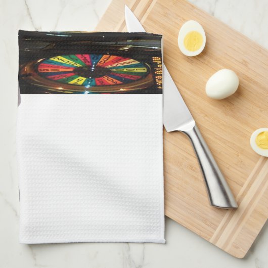 Linge De Cuisine Machine à sous de Vegas de Noël (Quart Plié)