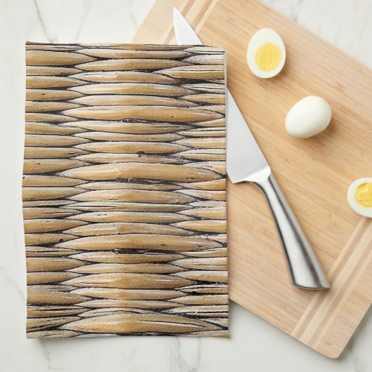 Linge De Cuisine Macro du panier (Quart Plié)