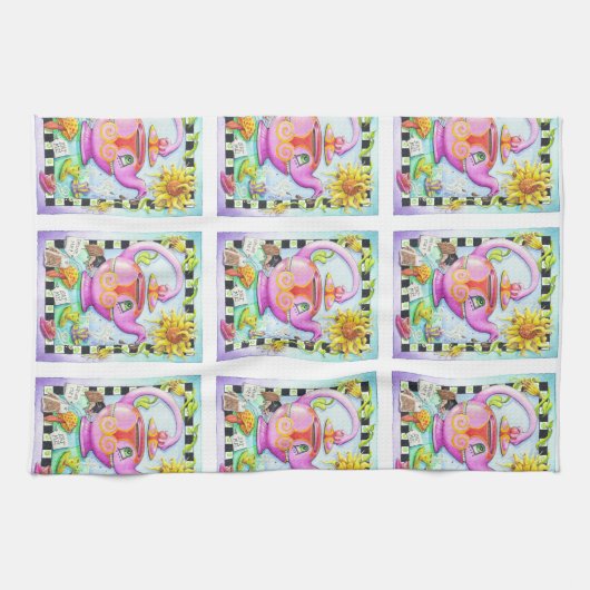 LINGE DE CUISINE MAD À PROPOS DE TEA PARTY (Horizontal)