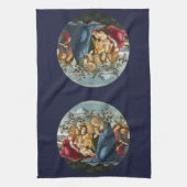 Linge De Cuisine Madone adorant l'Enfant avec 5 Anges Botticelli (Vertical)