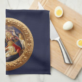 Linge De Cuisine Madone du Magnificat de Sandro Botticelli (Quart Plié)