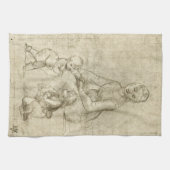 Linge De Cuisine Madonna, Christ et Saint Jean Baptiste par Rapahel (Horizontal)
