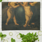 Linge De Cuisine Madonna du Goldfinch par Raphael Sanzio (Plié)