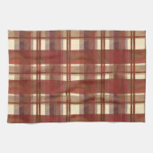 Linge De Cuisine Madras Plaid Fall Red (Horizontal)