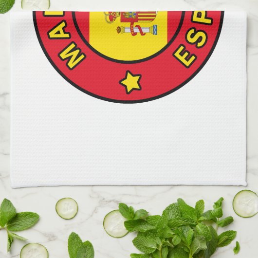 Linge De Cuisine Madrid Espagne (Plié)