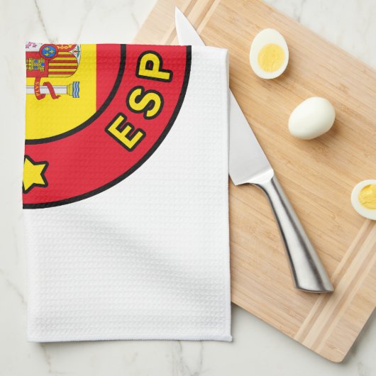 Linge De Cuisine Madrid Espagne (Quart Plié)