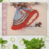 Linge De Cuisine Magasin de Noël à l'ancienne (Plié)