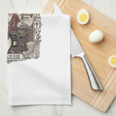 Linge De Cuisine Magasin d'impression Jésus Letterpress Jésus Lette (Quart Plié)