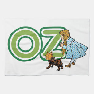 Linge De Cuisine Mage de l'Oz Dorothy Toto avec grandes lettres